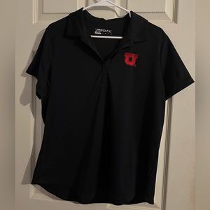 Black Nike Golf Polo University of Utah
